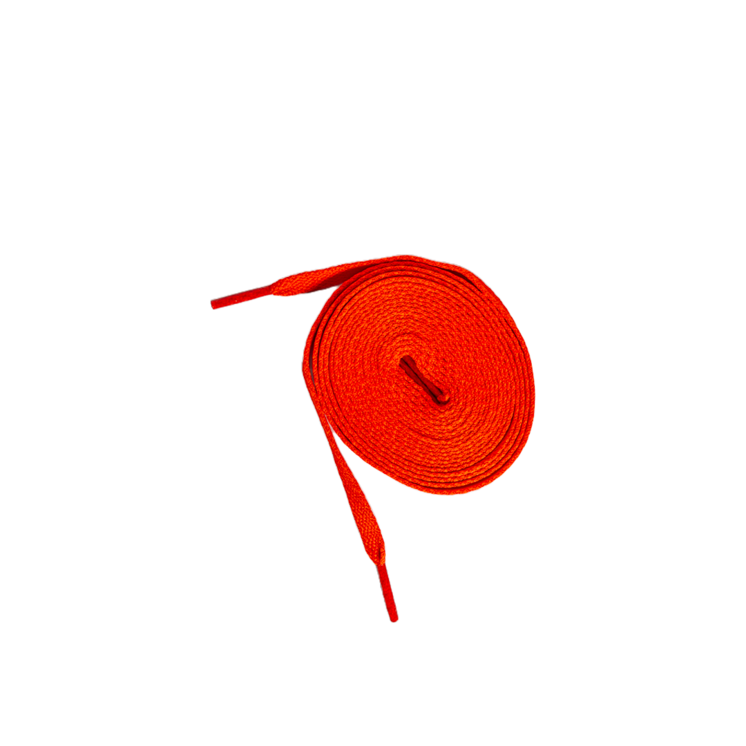 NRML™ Flat Shoelaces - Red | Durable & Stylish Replacement Laces for Sneakers, Casual Shoes & Athletic Footwear | Perfect for Running, Walking & Everyday Wear