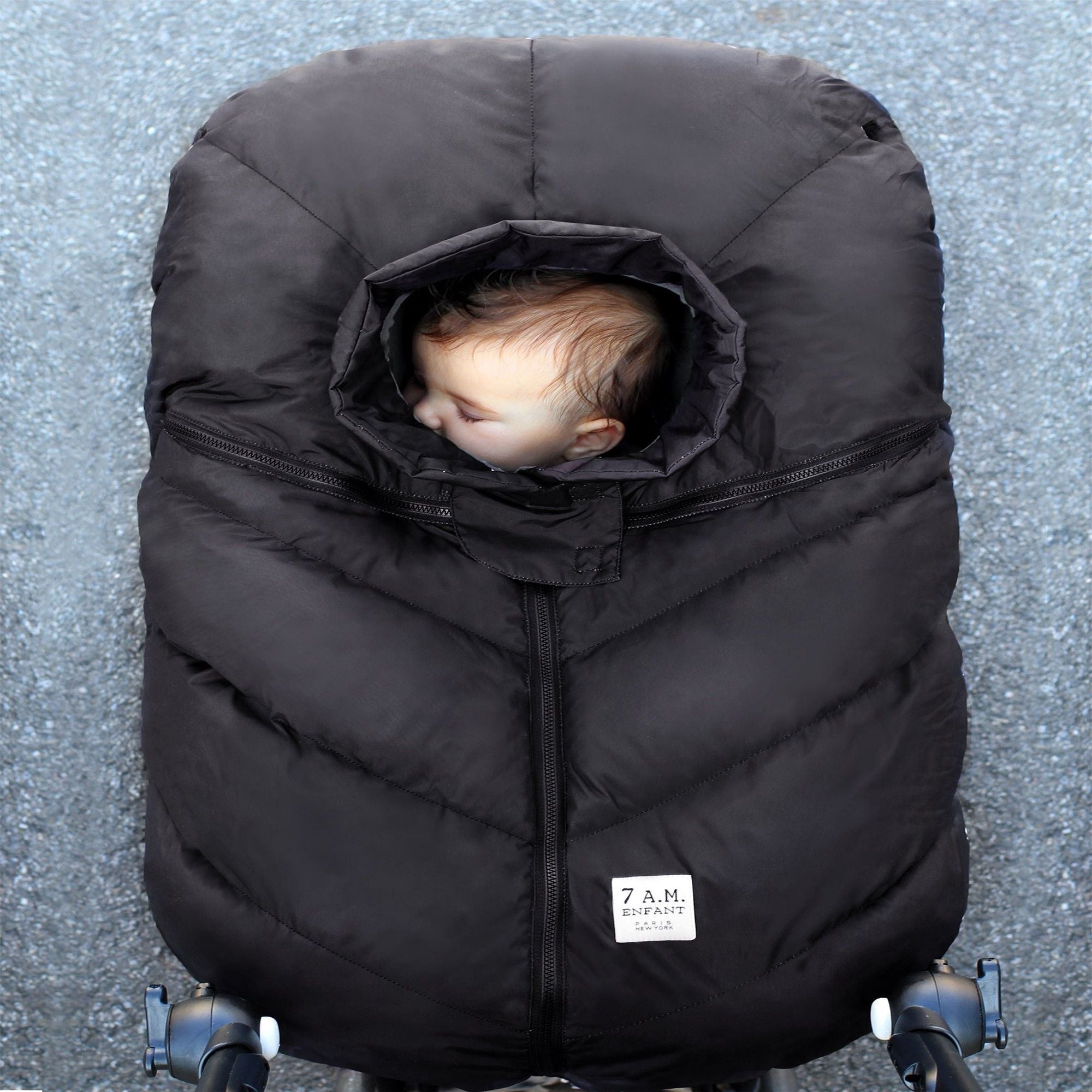 7AM Enfant Car Seat Cocoon - Premium Baby Car Seat Cover for Winter & Cold Weather - Soft & Warm Infant Car Seat Protector for Strollers & Travel