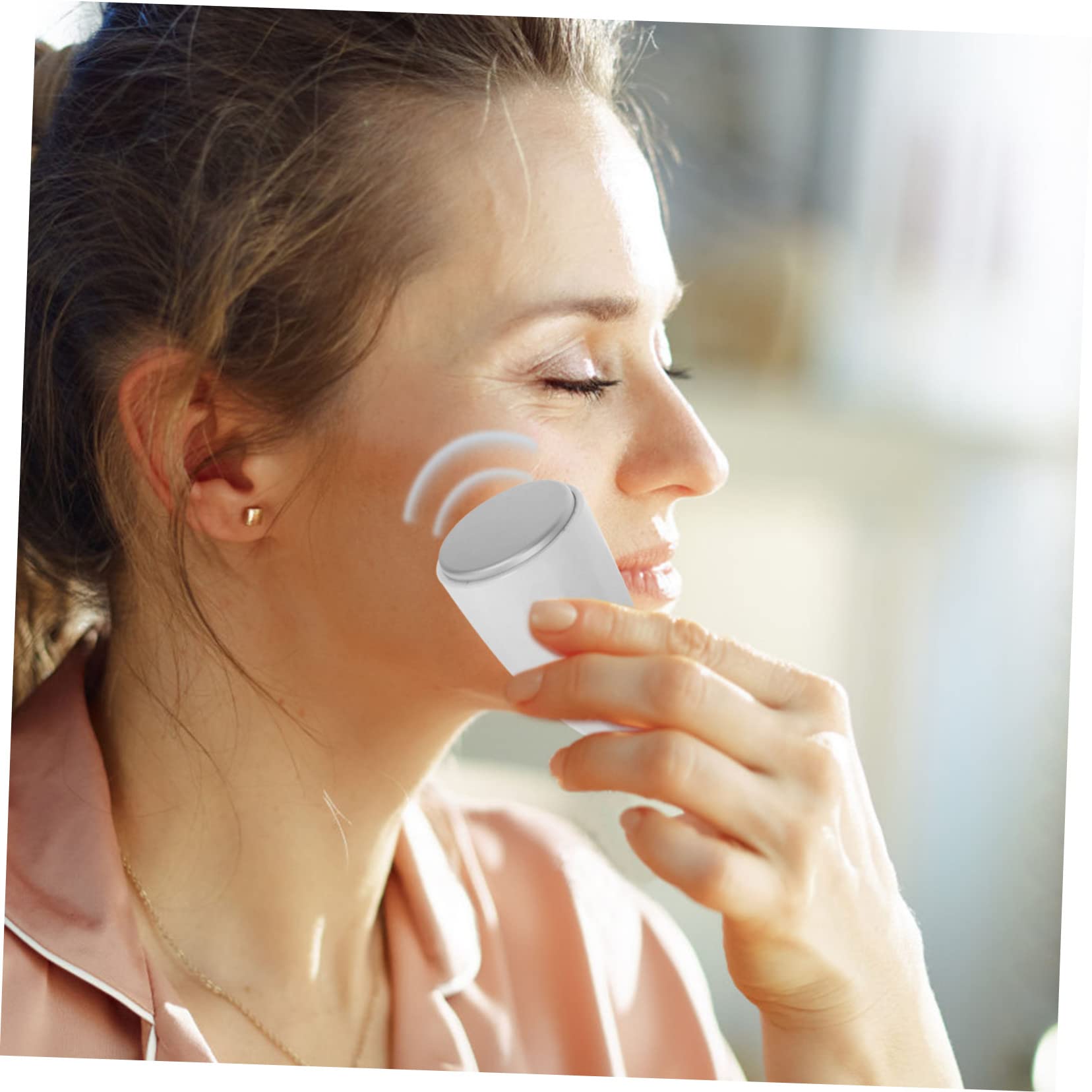 Minkissy Facial Ice Roller for Skin Care - Lightweight & Portable Face Massager for Puffiness, Wrinkles & Dark Circles | Perfect for Morning Routine, Post-Workout Recovery & Spa Day at Home