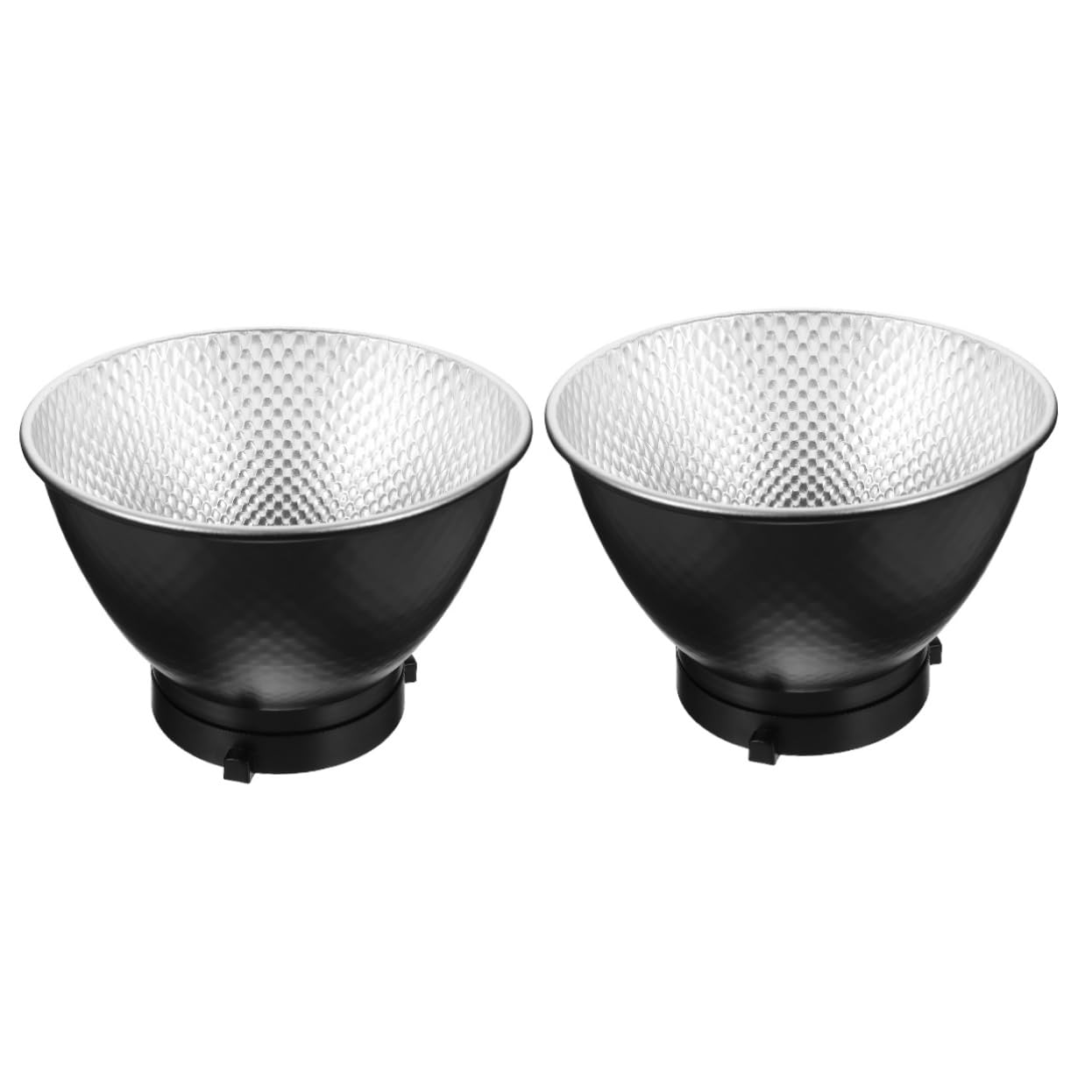 OSALADI 2 Pack Photography Light Diffuser Covers - Aluminum Studio Lamp Shades for Soft Fill Lighting, Floodlights & Photography Equipment - Perfect for Portrait, Product & Indoor Photography Shoots