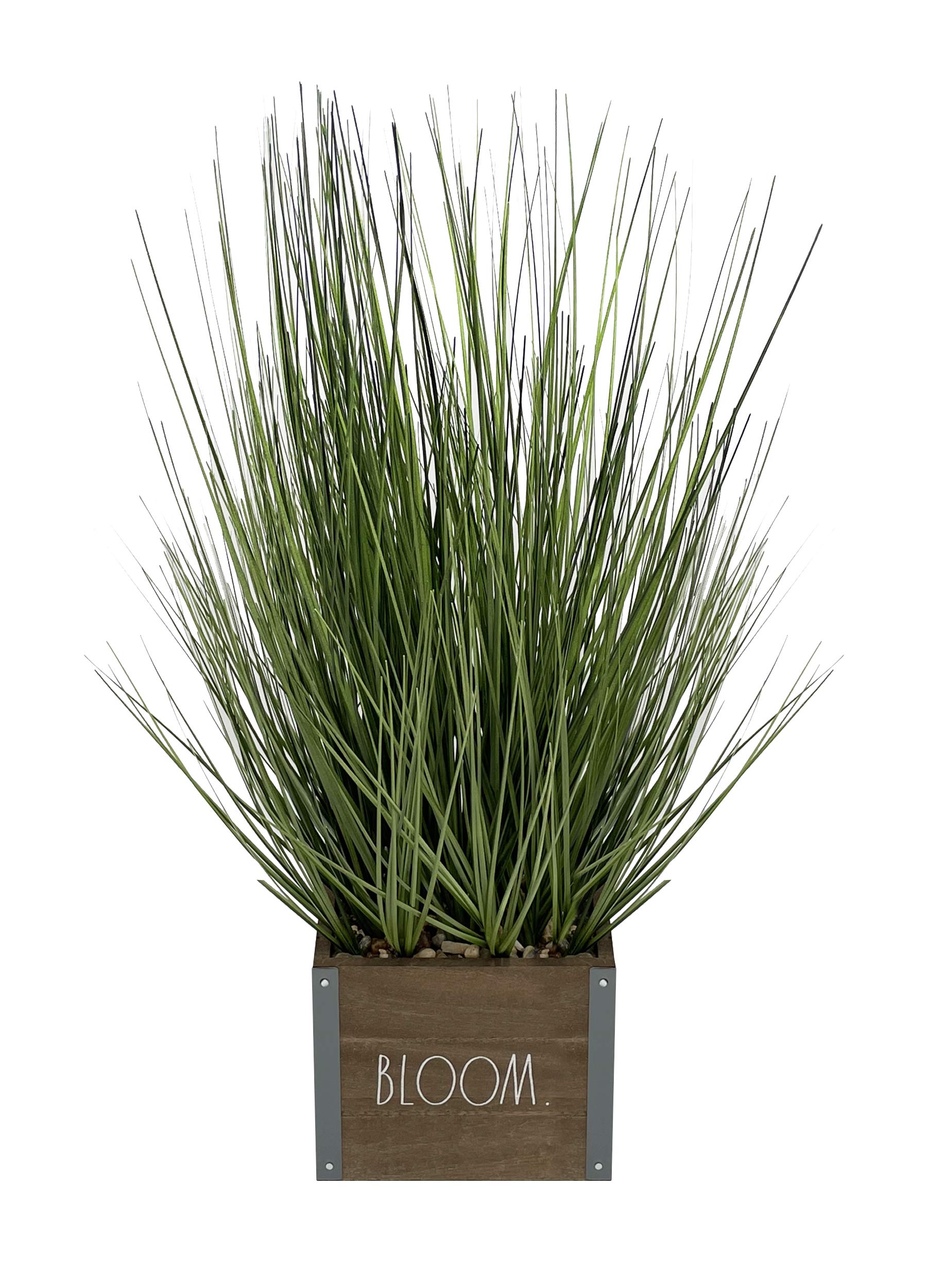 Rae Dunn Inspired Artificial Plants for Home Decor - Rustic Fake Plants in Planter for Indoor & Outdoor Use - Perfect for Coffee Table Centerpiece, Bathroom Counter, Window Sill Decor - Low Maintenance Houseplants for Living Room, Office, Patio