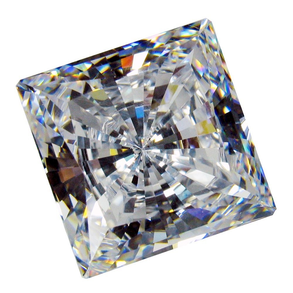 Wholesale 4mm 11mm Square Cut White Cubic Zirconia (CZ) Stones - VVS Eye Clean for Jewelry Making, Engagement Rings & DIY Crafts