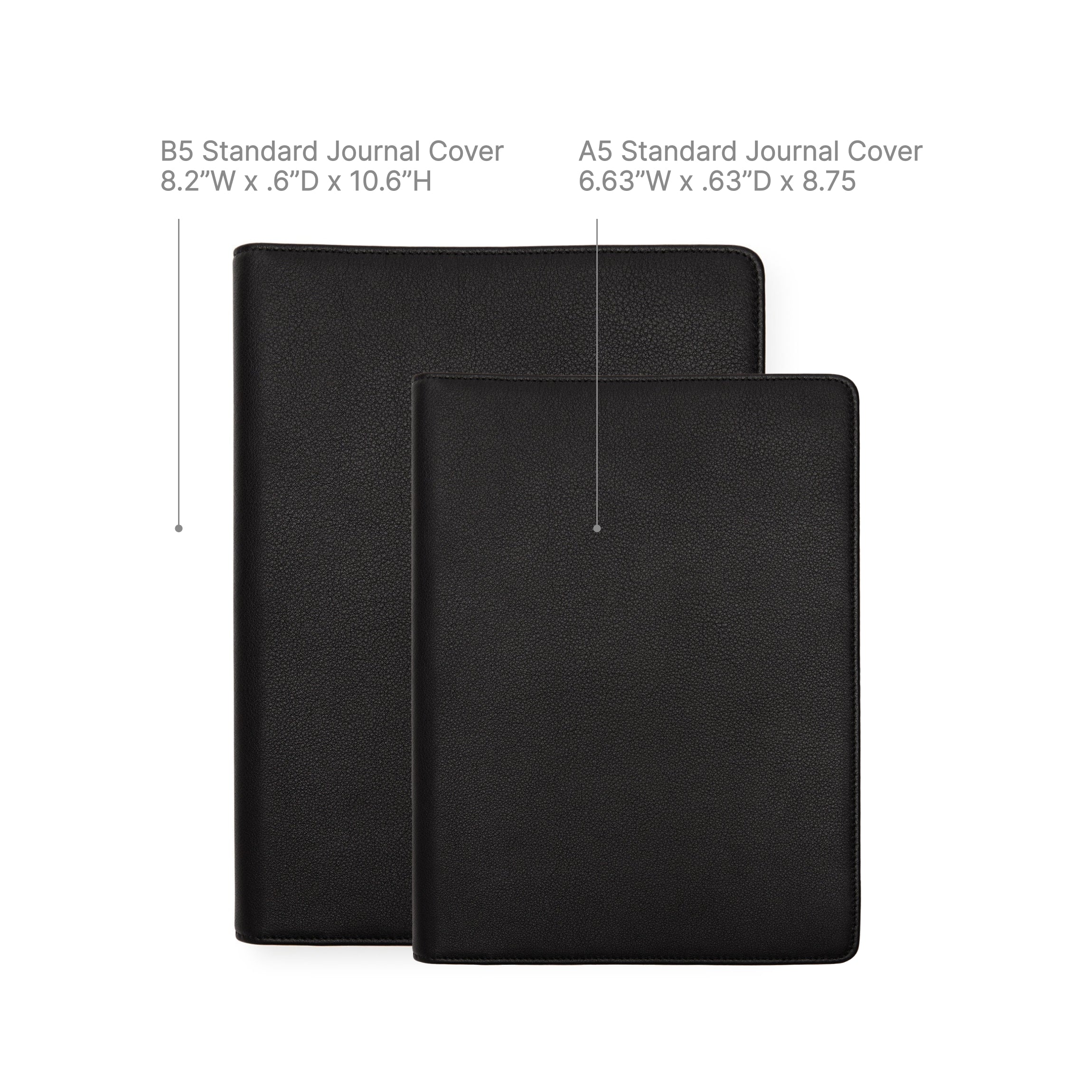 Premium A5 Standard Spiral Notebook - Cognac Brown Leather Cover, 120 Pages College Ruled Paper - Perfect for Journaling, Note Taking & Office Use