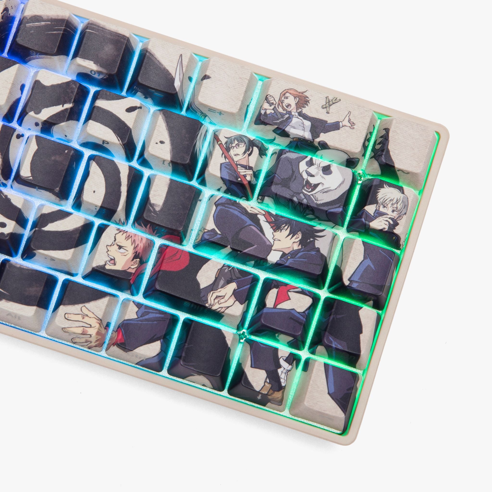 JJK x HG Basecamp 65% Mechanical Keyboard - Compact 65% Layout, Hot-Swappable Switches, RGB Backlit for Gaming & Typing | Perfect for School, Office & Home Workspace