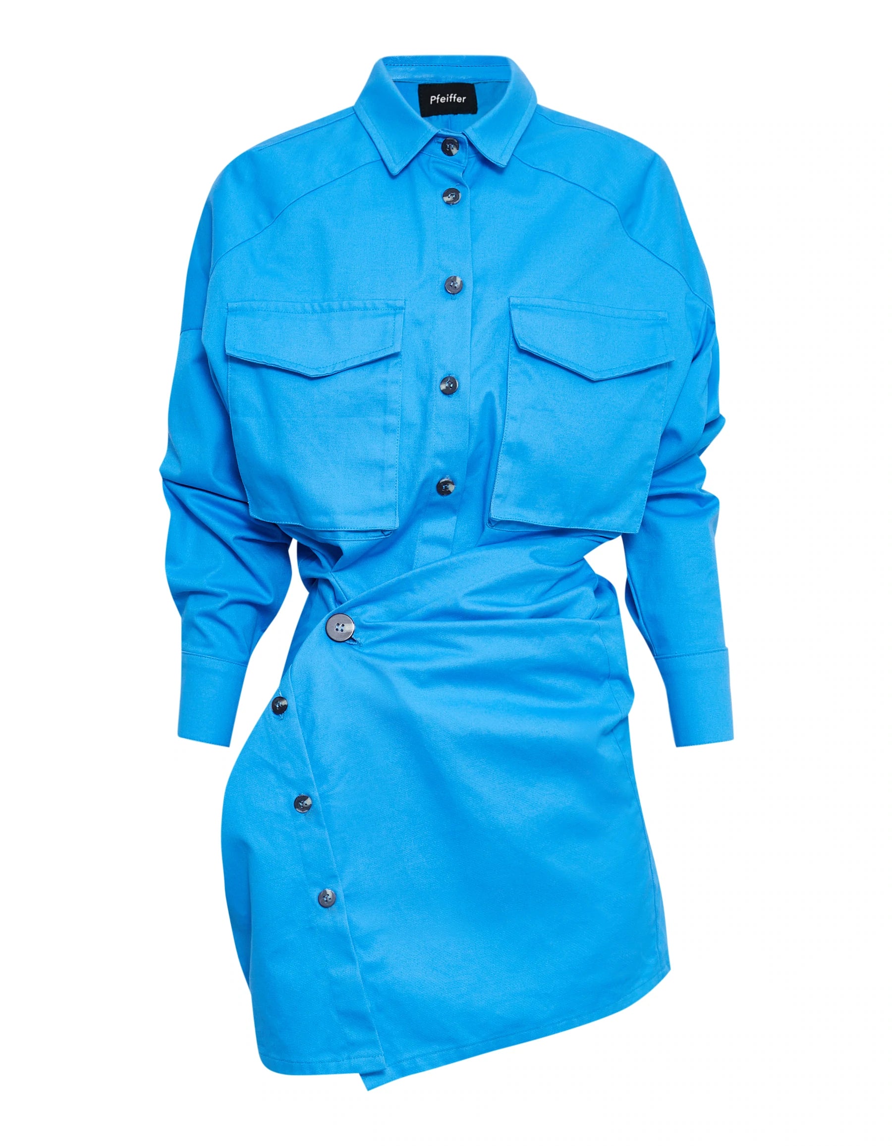 Forbes Mini Dress - Pool Blue | Women's Summer Casual Dress for Beach, Party & Vacation | Lightweight & Comfortable