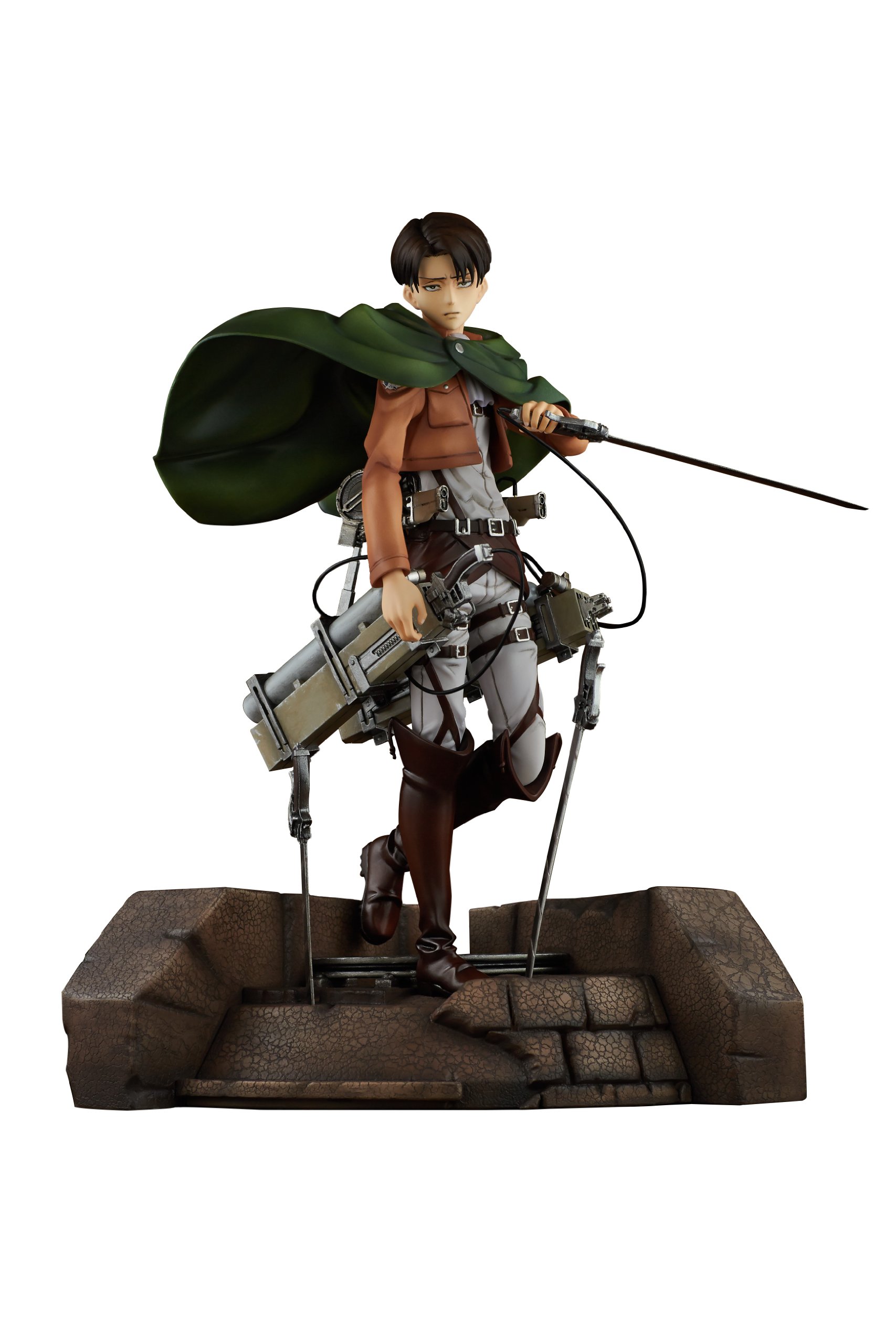 Attack on Titan Levi PVC Action Figure - 1/7 Scale Anime Collectible Model for Fans - Perfect for Display, Gifts, and Anime Enthusiast Collections