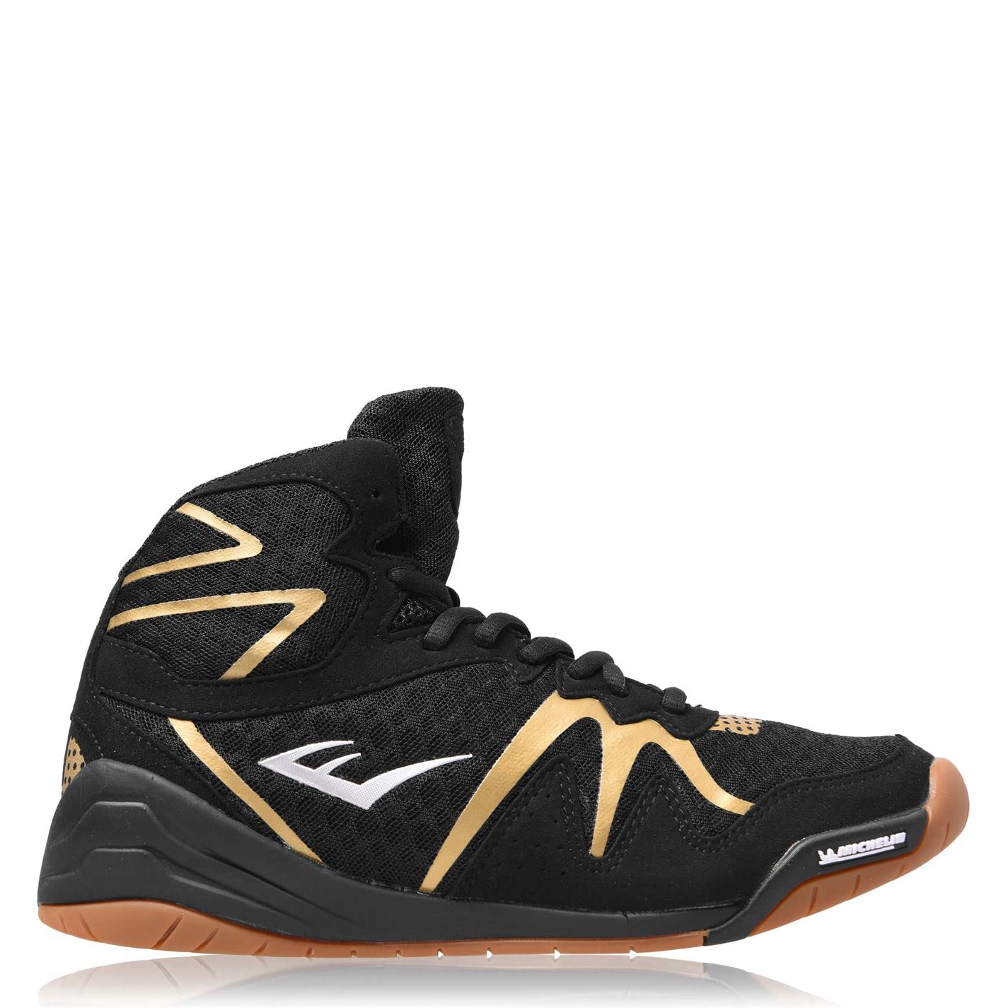 Everlast PIVT Low Top Boxing Shoes for Men - Size 12 Black/Gold | Lightweight Training Footwear for Boxing, MMA & Gym Workouts