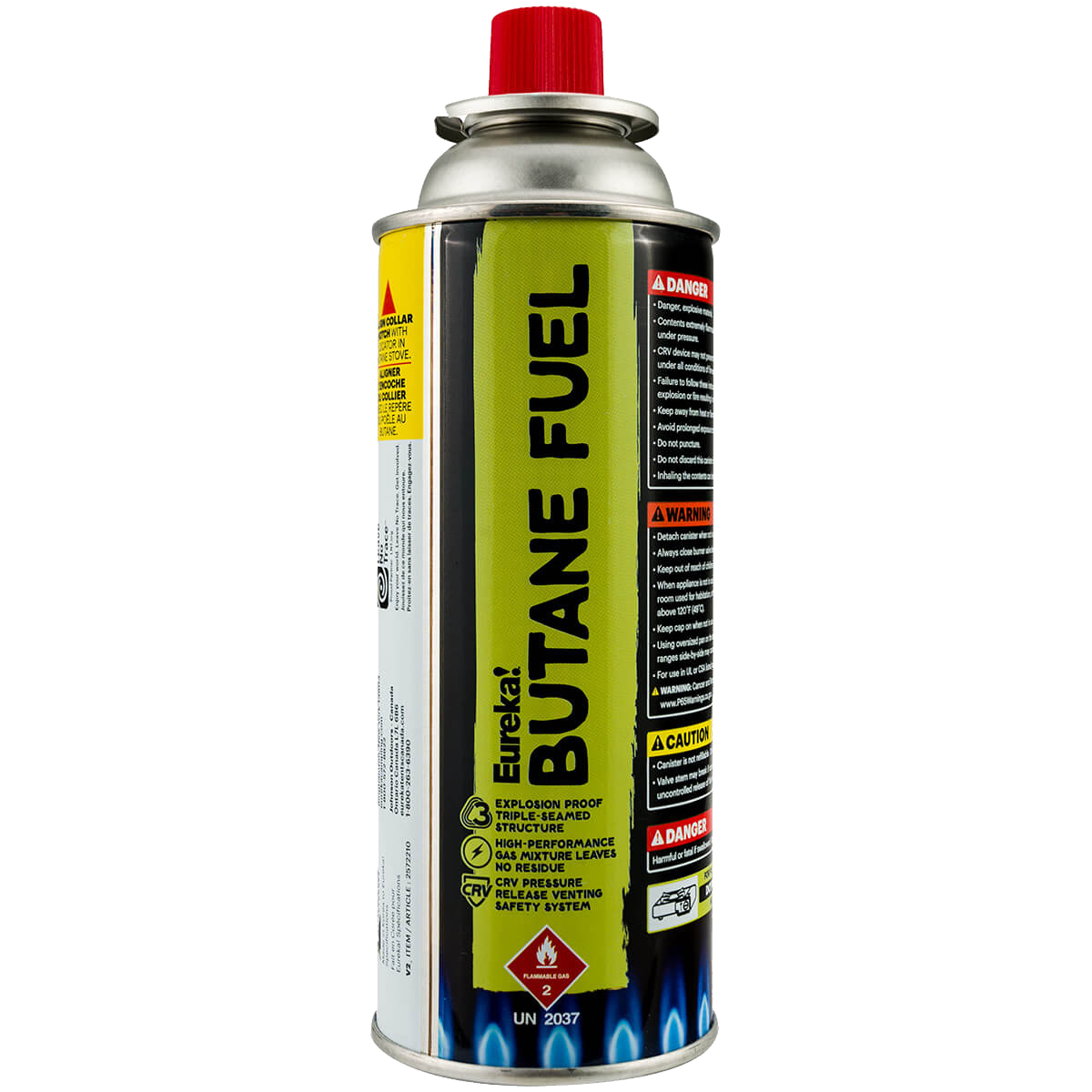 Premium Butane Fuel 8Oz (236ml) - Ultra Refined for Torch Lighters, Culinary Torches & Camping Stoves - Clean Burning, Odorless, Long Lasting Canister - Perfect for Cooking, Soldering & Outdoor Adventures