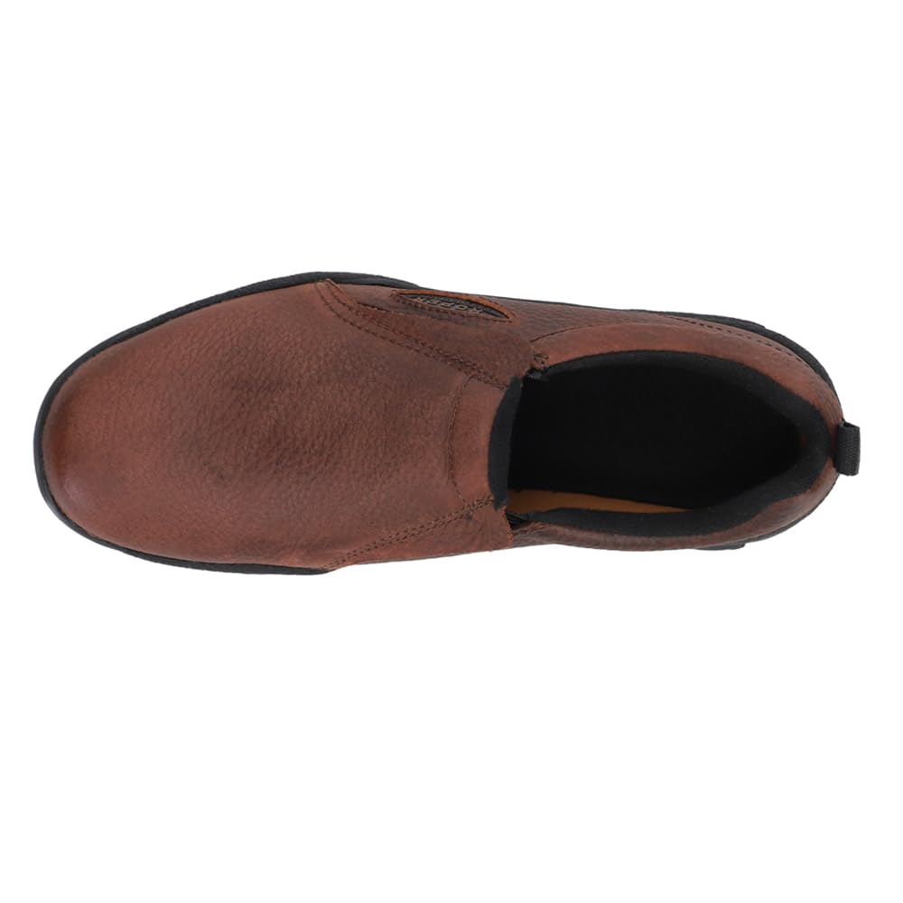 ROPER Men's Slip-On Casual Shoes - Comfortable & Lightweight Brown Loafers for Walking & Travel - Size 11.5 D (Medium Width) - Perfect for Office, Driving & Everyday Wear
