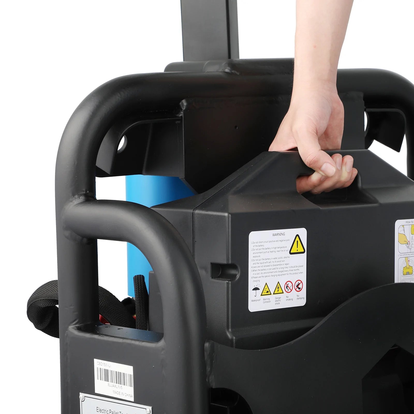 Apollolift A1021 Electric Pallet Jack - 3300 lbs Heavy Duty Battery Powered Pallet Truck, 45