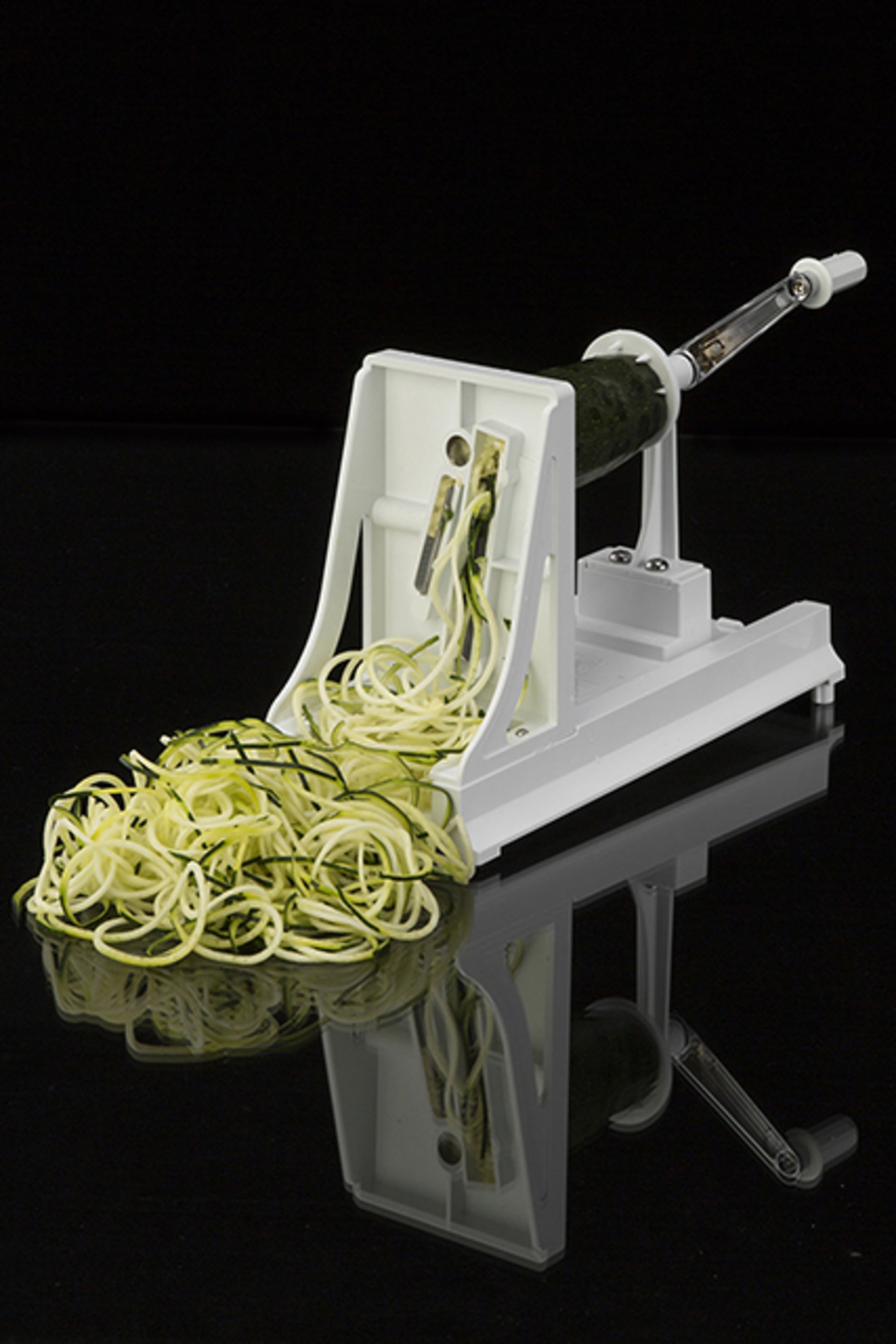 Benriner Manual Vegetable Spiral Slicer with 4 Stainless Steel Blades - Perfect for Zucchini Noodles, Carrot Ribbons & Healthy Meal Prep
