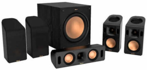 Klipsch Reference Cinema System 5.1.4 Dolby Atmos Home Theater Surround Sound Speaker System - Perfect for Movie Nights & Immersive Gaming Experience