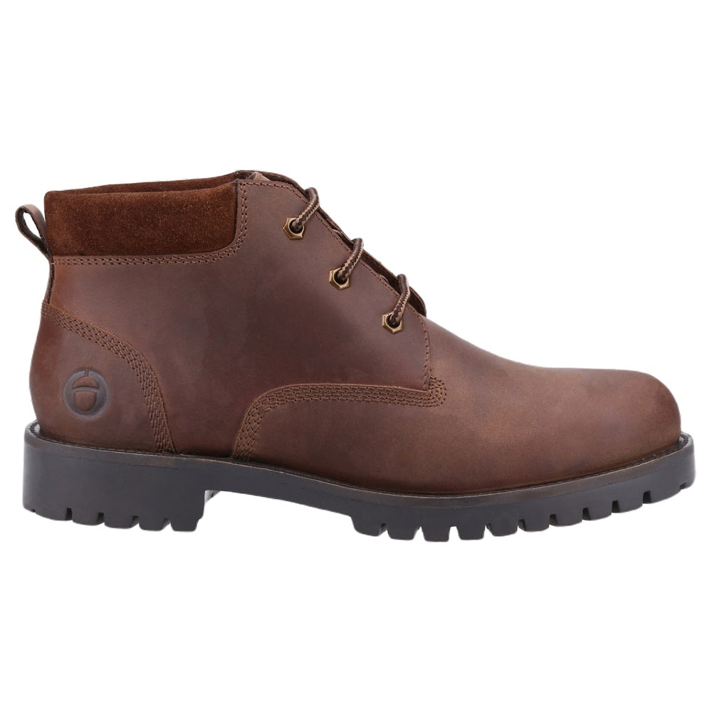 Cotswold Banbury Chukka Boots for Men - Genuine Leather Ankle Boots with Rubber Sole - Stylish & Comfortable Casual Shoes for Walking, Travel & Everyday Wear