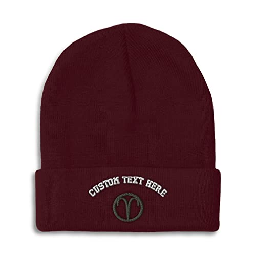 Burgundy Personalized Text Here