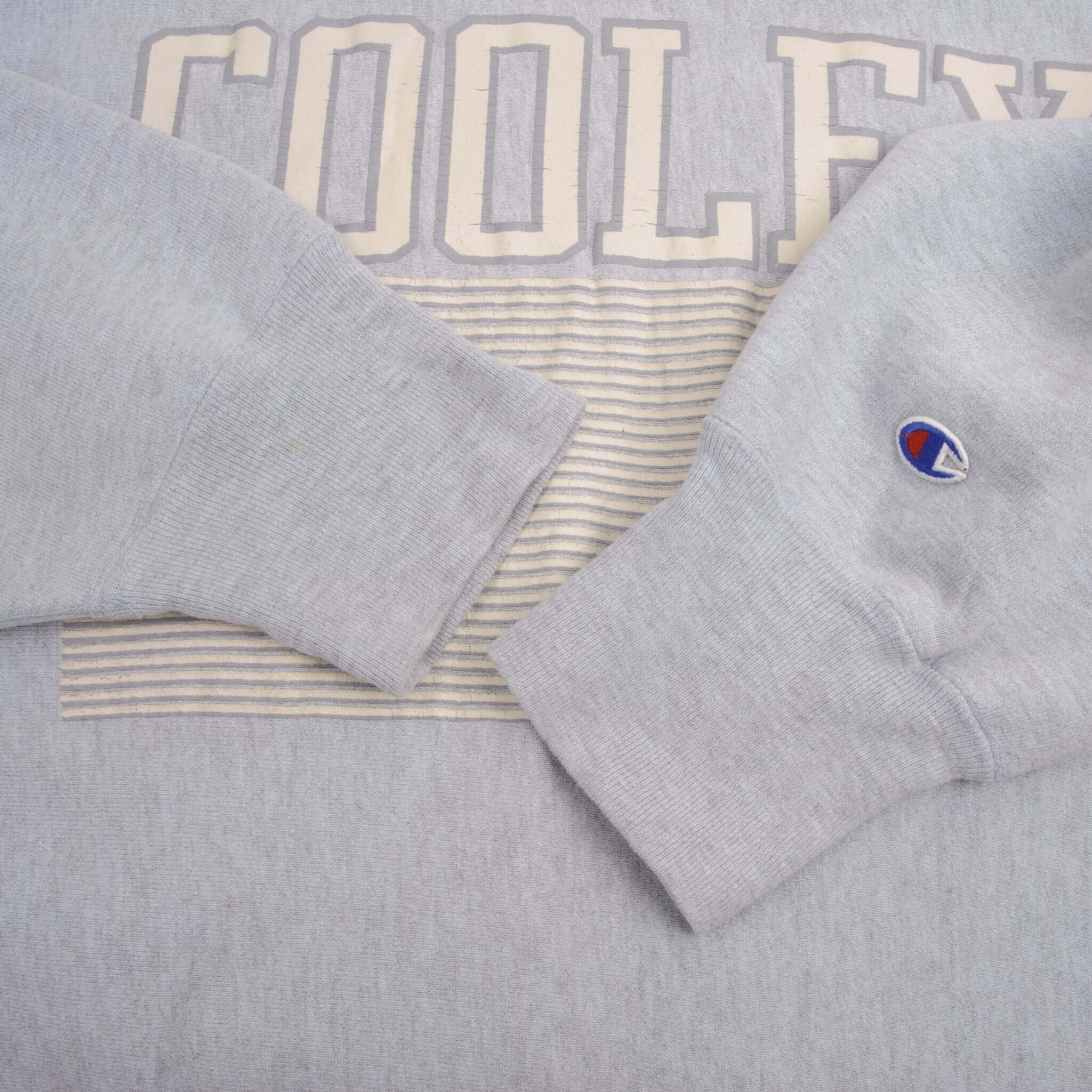 Vintage Champion Reverse Weave Cooley Law School Sweatshirt 1980s XL Made in USA - Retro College Style for Men & Women - Perfect for Casual Wear, Gym, and Street Fashion