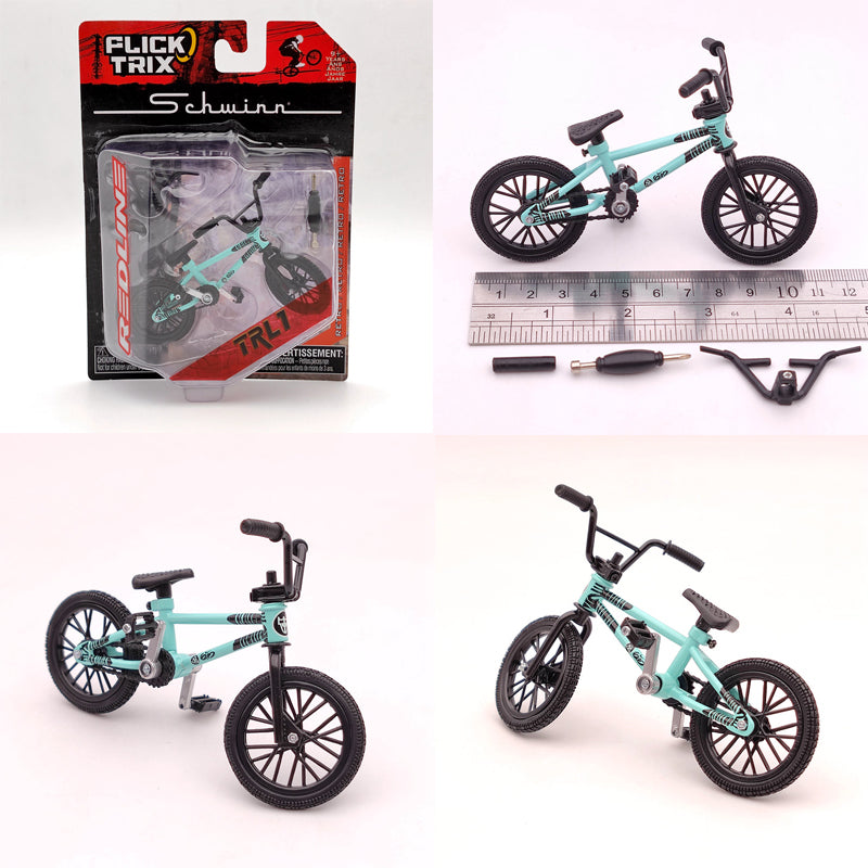Premium Diecast Finger Bike FLICK TRIX - Miniature BMX Toy Bicycle Model for Kids & Collectors - Perfect Gift for Birthday, Party Favors & Desk Decor