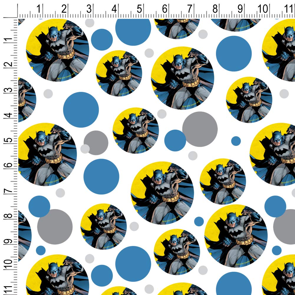 Batman Themed Gift Wrap Paper Roll - Premium Quality Wrapping Paper for Birthday, Christmas Gifts - DC Comics Superhero Design for Party Decorations & Present Wrapping