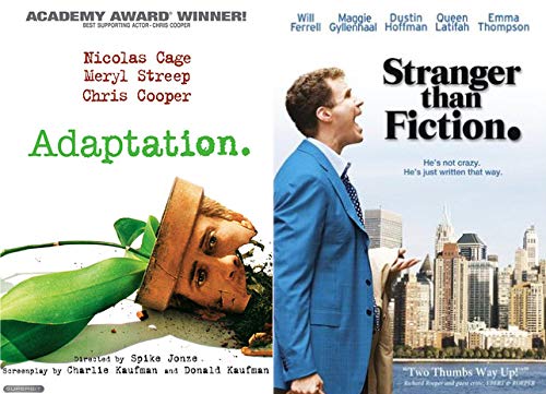 Dark Comedy Double Feature DVD Bundle: Adaptation & Stranger Than Fiction - Perfect for Movie Nights & Film Studies