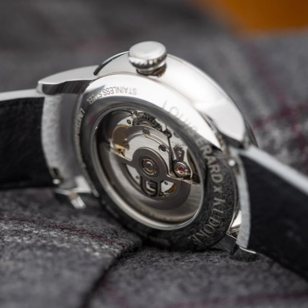 Louis Erard x KUDOKE Le Régulateur 42mm Mother of Pearl Watch - Luxury Swiss Automatic Timepiece for Men, Dress Watch for Business & Formal Occasions