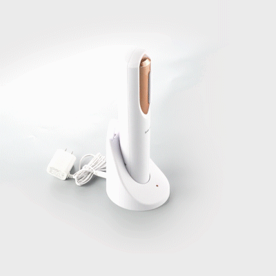 Premium White & Rose Gold Electric Wine Opener with Charging Base & Foil Cutter - Cordless Automatic Corkscrew for Easy Wine Opening - Perfect for Dinner Parties, Gifts & Home Bars (1 Count)