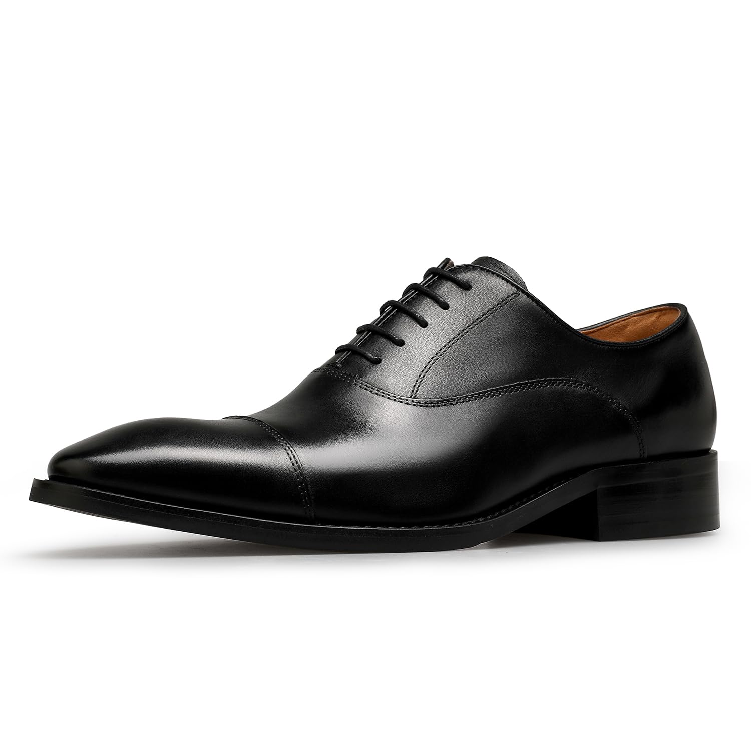 Premium Men's Oxford Dress Shoes - Classic Lace-Up Formal Leather Shoes for Business & Wedding - Comfortable & Stylish for Office, Events & Special Occasions