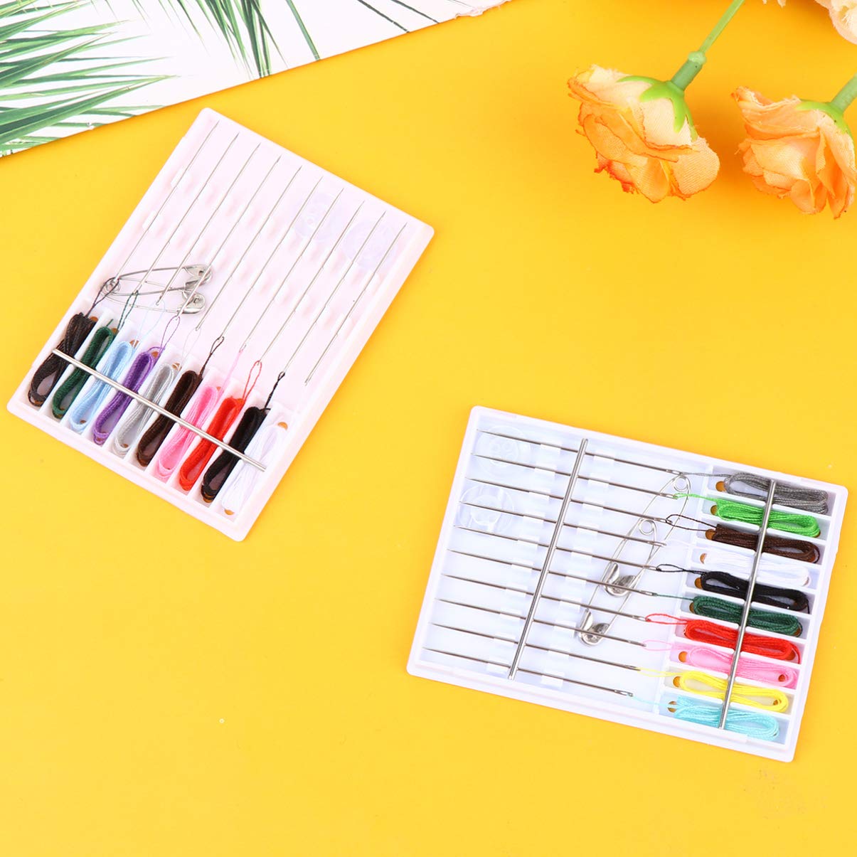 4-Piece Sewing Thread & Needle Set for DIY & Crafts