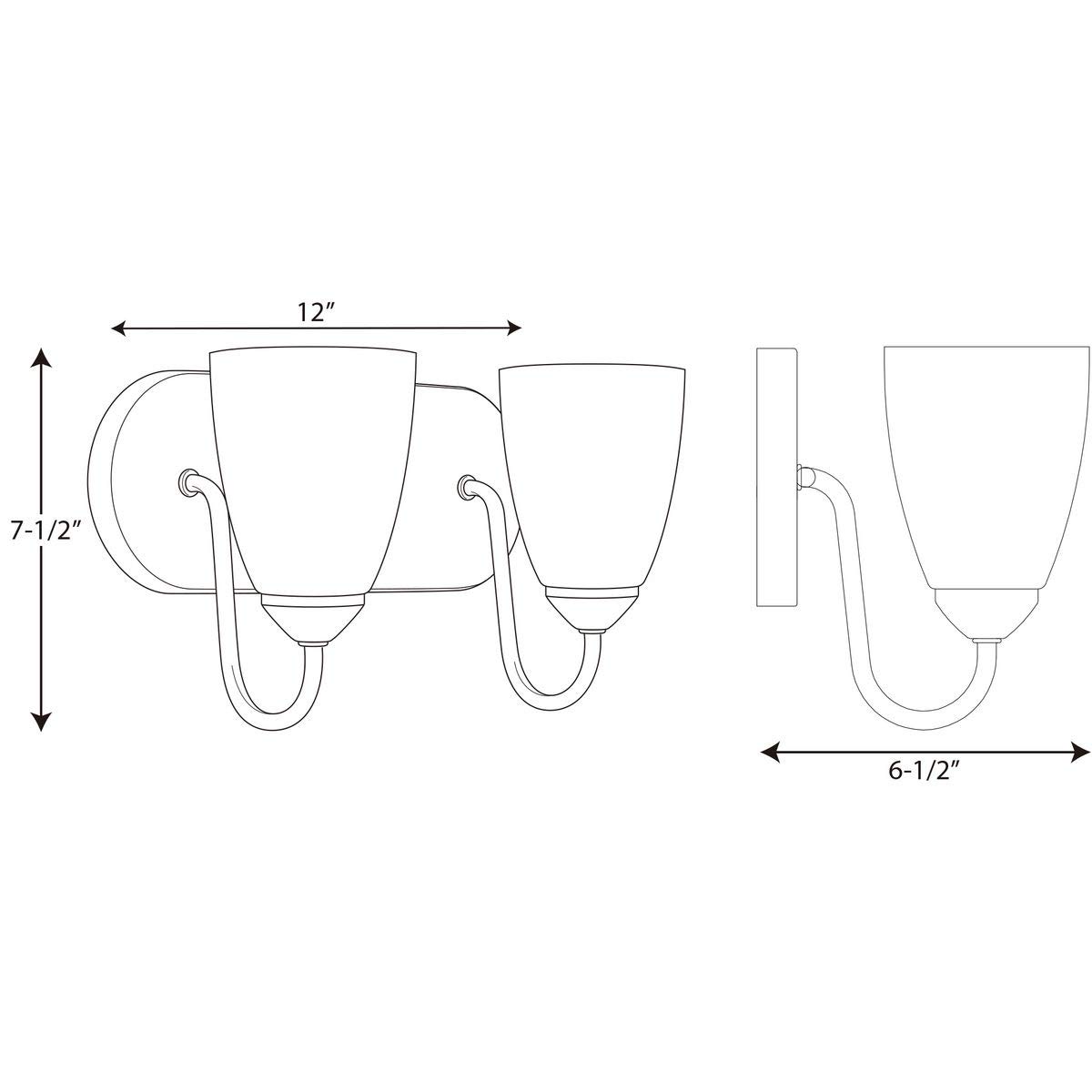 Progress Lighting P2707-15 Gather 15-Light Bathroom Vanity Light Fixture in Polished Chrome - Perfect for Modern Bathrooms, Powder Rooms & Dressing Areas