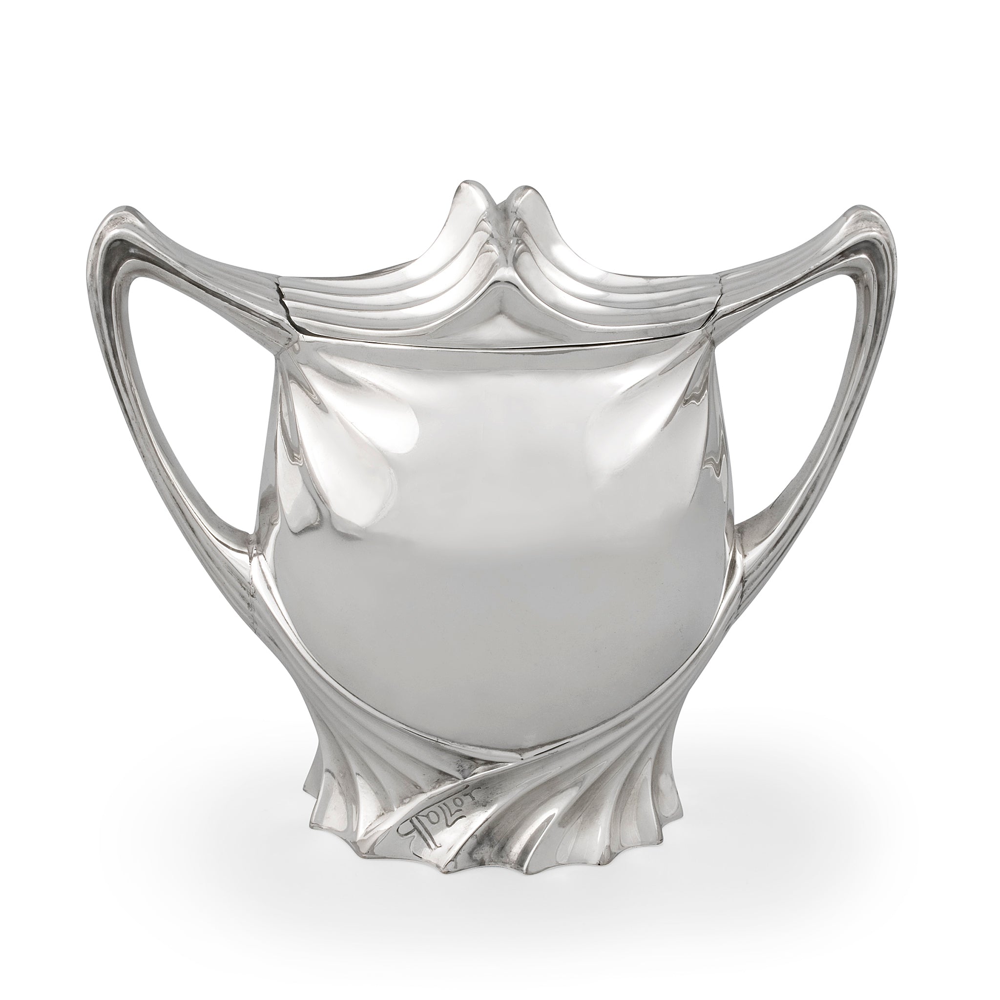 Paul Follot Silver Coffee & Tea Set - Elegant 4-Piece Serving Set for Afternoon Tea, Entertaining & Home Decor (Coffee Pot, Teapot, Sugar Bowl, Creamer)