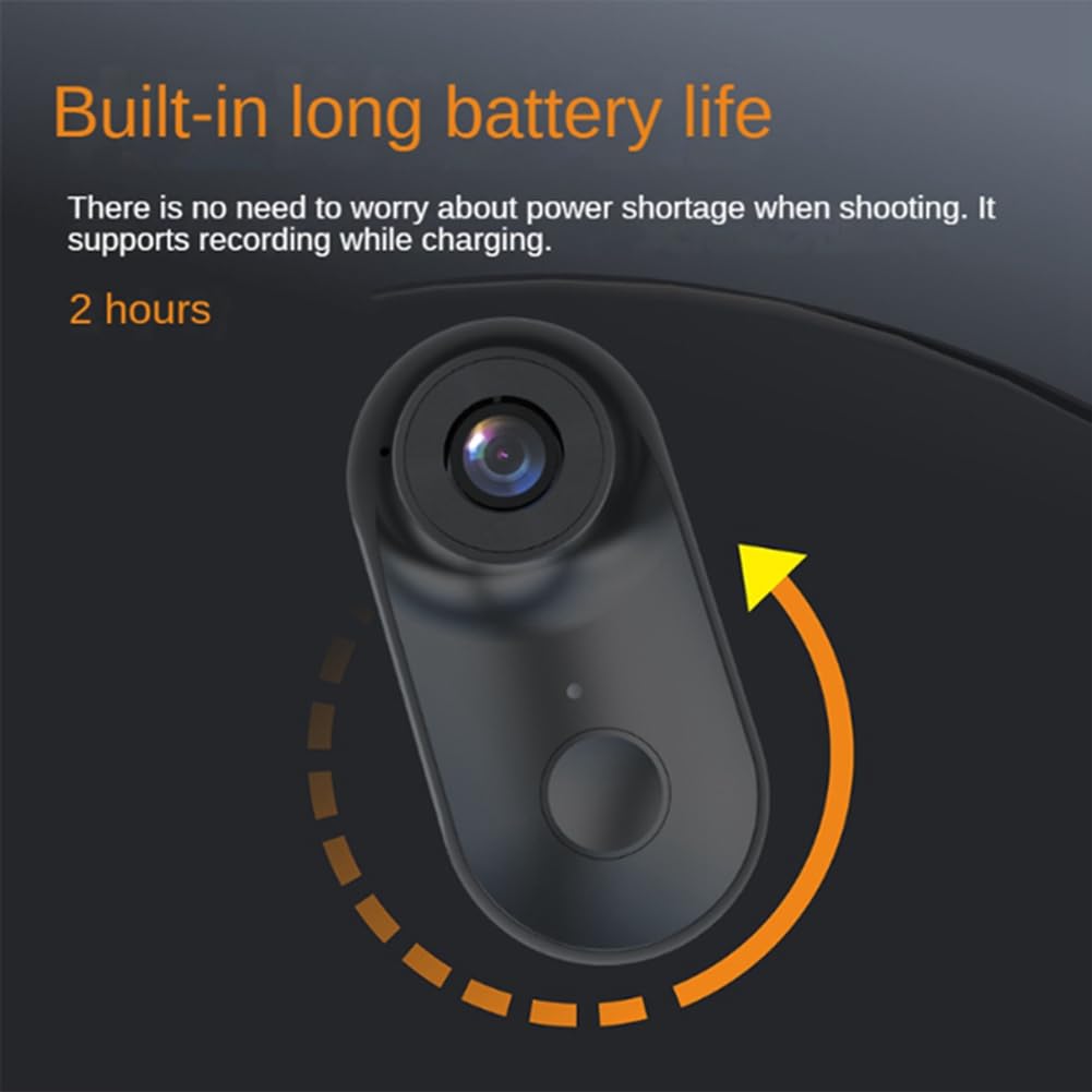 Ensecoo 2MP WiFi Sports Camera - HD 1080P Magnetic Action Camera for Outdoor Activities, Cycling, Hiking & Adventure Recording | Waterproof & Wearable for Hands-Free Shooting