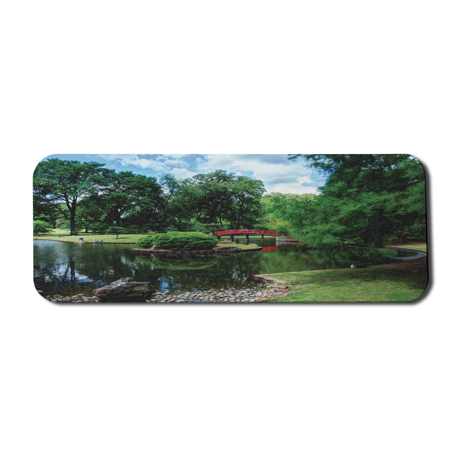 Ambesonne Japanese Garden Mouse Pad - Large 31