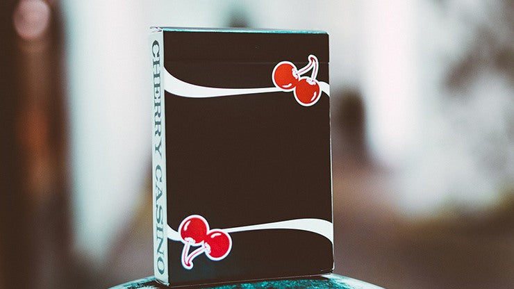 Cherry Casino V3 True Black Poker Chips - Professional Casino Style Poker Chips Set for Home Games, Poker Nights, and Casino-Themed Parties