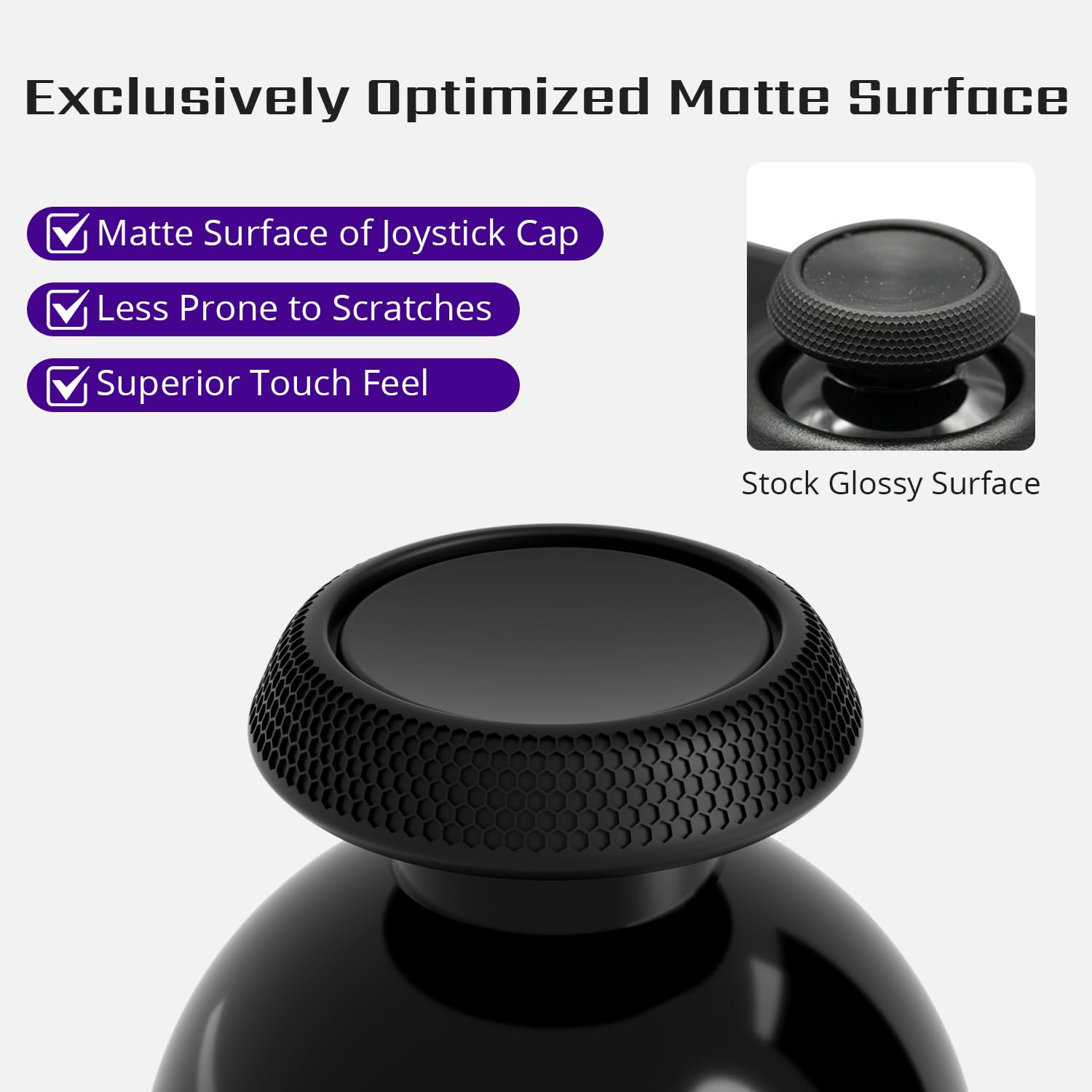 Premium Hall Effect Joystick for Steam Deck OLED - Electromagnetic Thumbstick Replacement with Capacitive Touch Sensor | Pre-Soldered Joystick Caps (1 Pair) | Perfect for FPS Gaming & Precision Control on Steam Deck Accessories