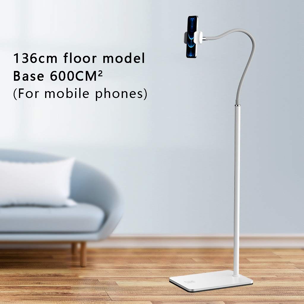 Flexible Gooseneck Phone Stand Holder - Adjustable Bed & Desk Mount with Long Arm, Compatible with iPhone 12 Mini/11 Pro/XS Max/XR - Perfect for Watching Videos in Bed, Working at Desk, or Hands-Free Video Calls