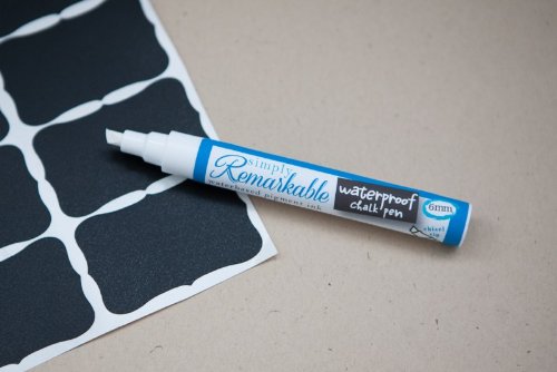 Simply Remarkable 6mm Chisel Tip Waterproof Chalk Marker - Perfect for Glass Boards, Windows, Chalkboards & DIY Crafts