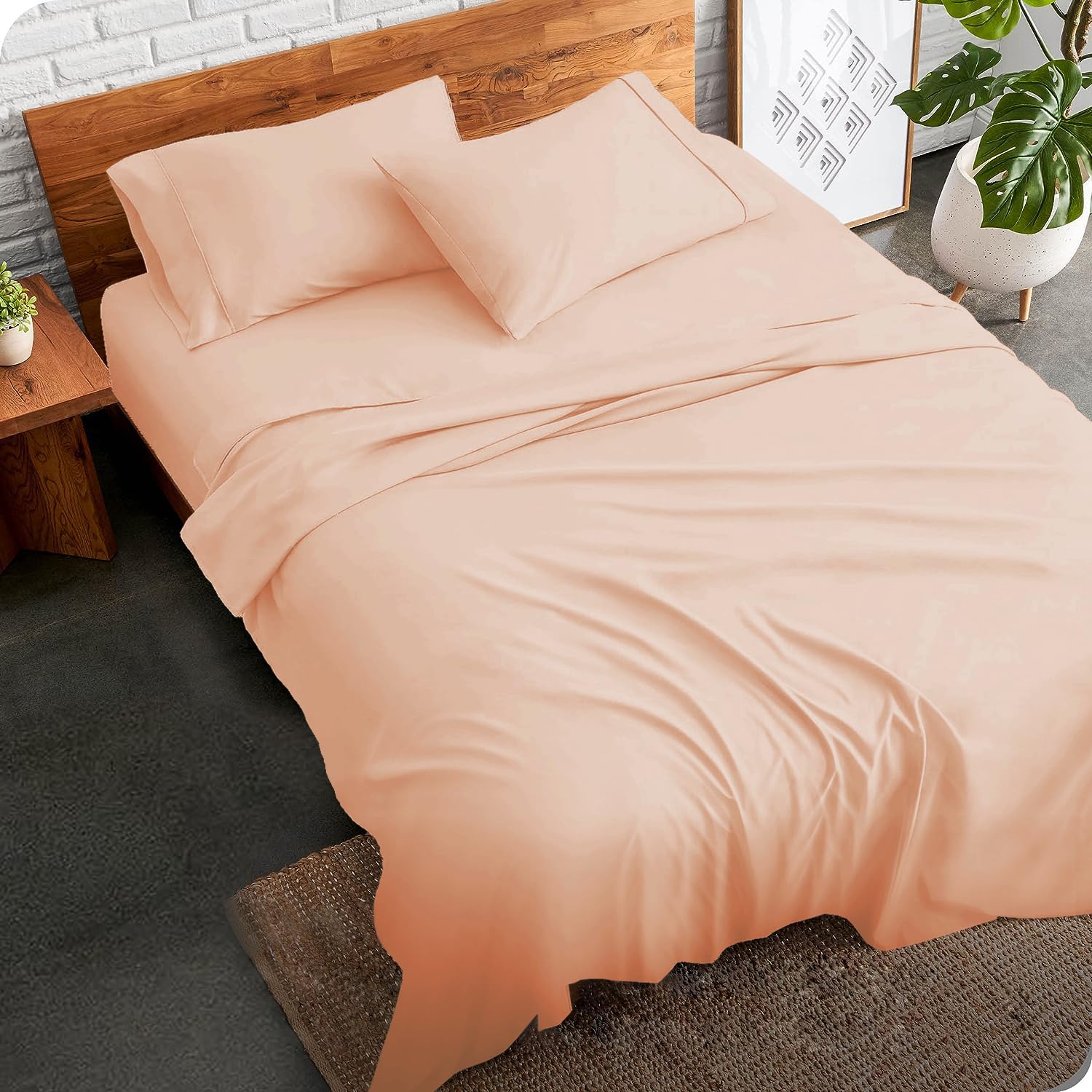 Luxury 800 Thread Count King Size Egyptian Cotton Sheets Set - 6 Piece Bedding with Pillowcases, 15