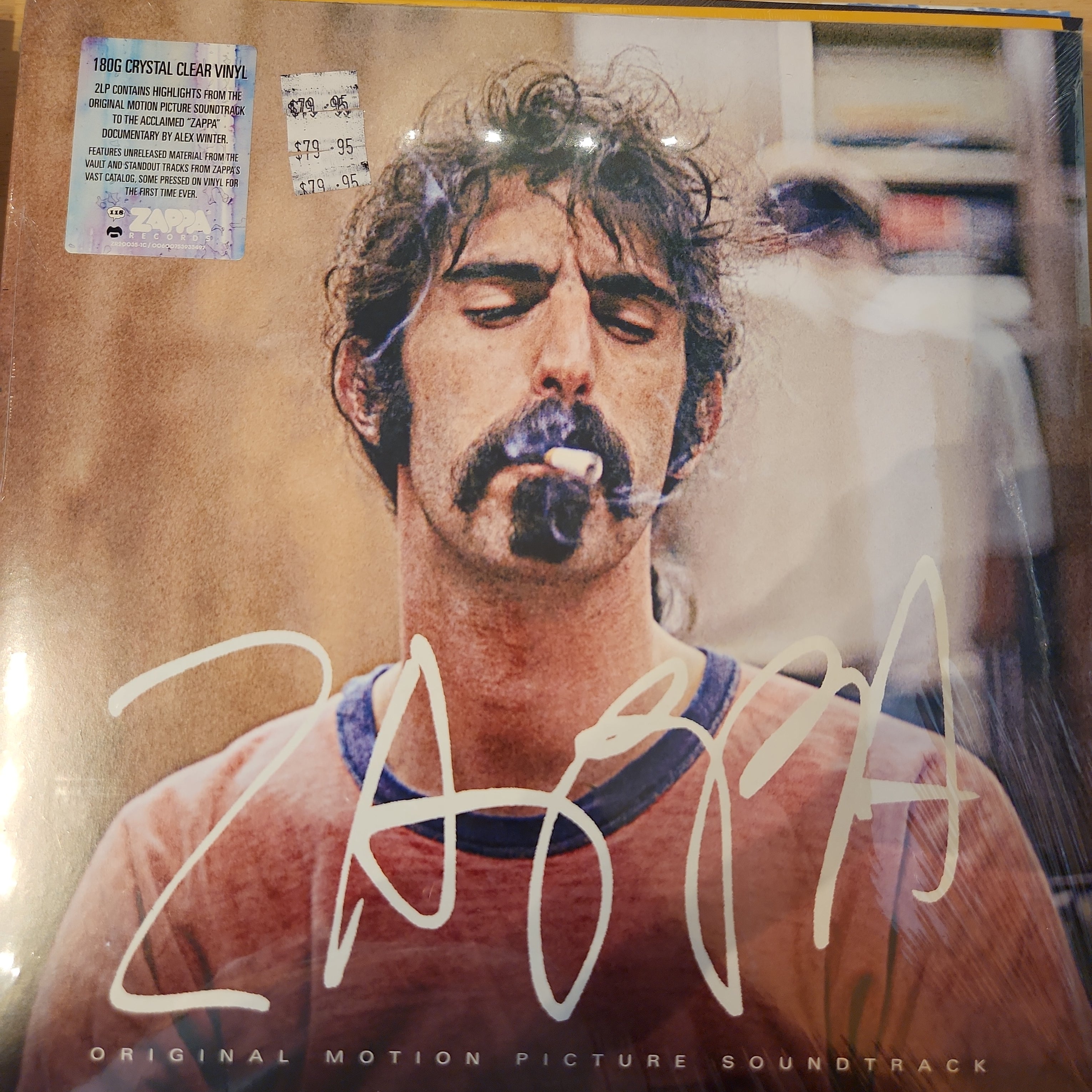 Frank Zappa Soundtrack Double Vinyl LP - Limited Edition 180g Audiophile Record for Music Collectors & Vinyl Enthusiasts - Perfect for Home Listening, Gifts & Music Lovers
