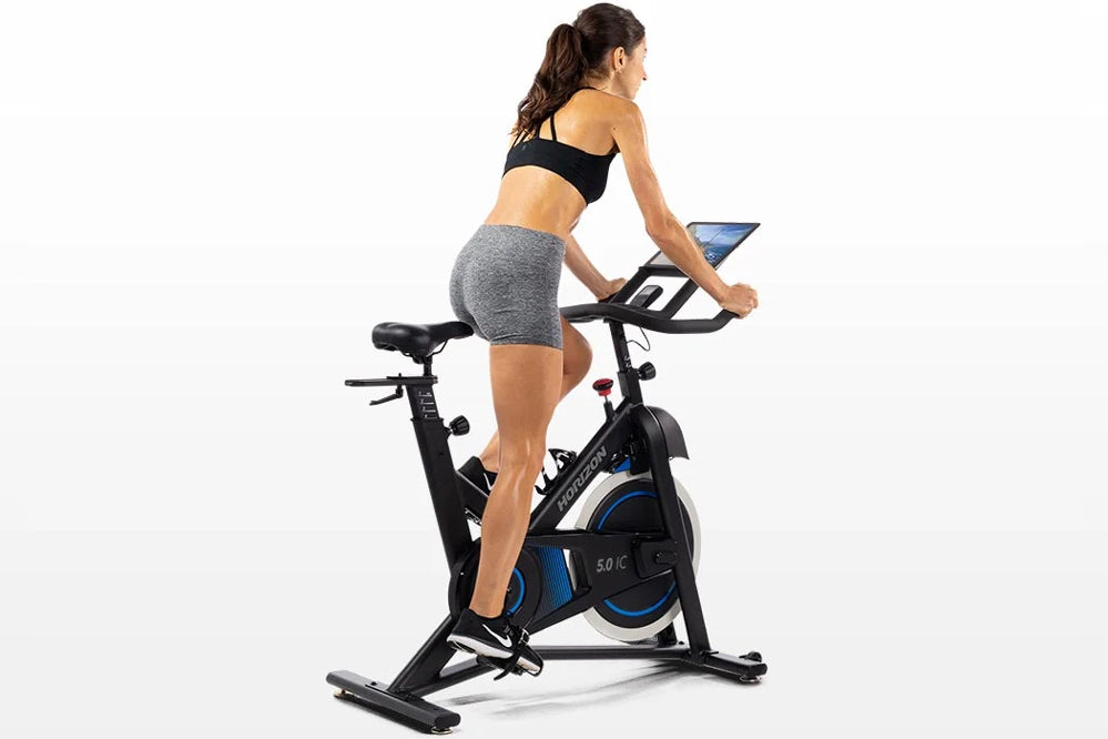 Horizon 5.0 IC Indoor Cycling Bike - Professional Home Exercise Bike for Cardio Workouts - Perfect for Home Gym, Spin Classes & Weight Loss Training