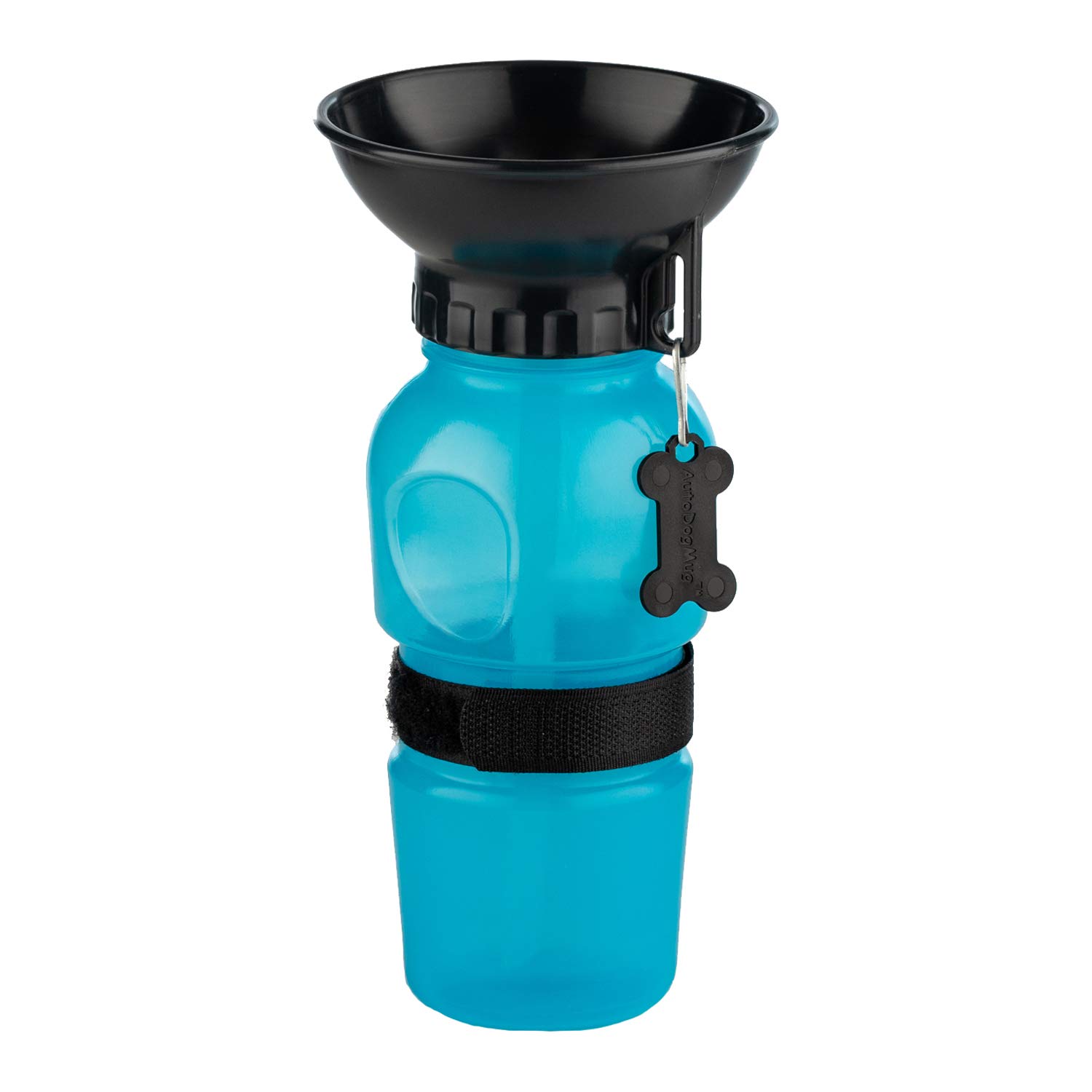 Highwave AutoDogMug BPA-Free Portable Dog Water Bottle - 20oz Leak-Proof Travel Water Dispenser for Dogs | Dishwasher Safe | Perfect for Hiking, Camping, Walking & Outdoor Adventures