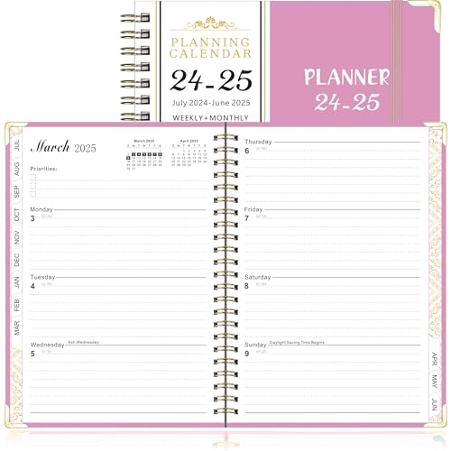 Weekly Planner Pink(Dated 2024.7-2025.6)