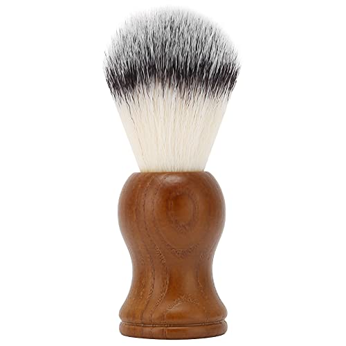 Men's Wooden Shaving Brush - Professional Beard & Hair Grooming Tool for Salon & Home Use
