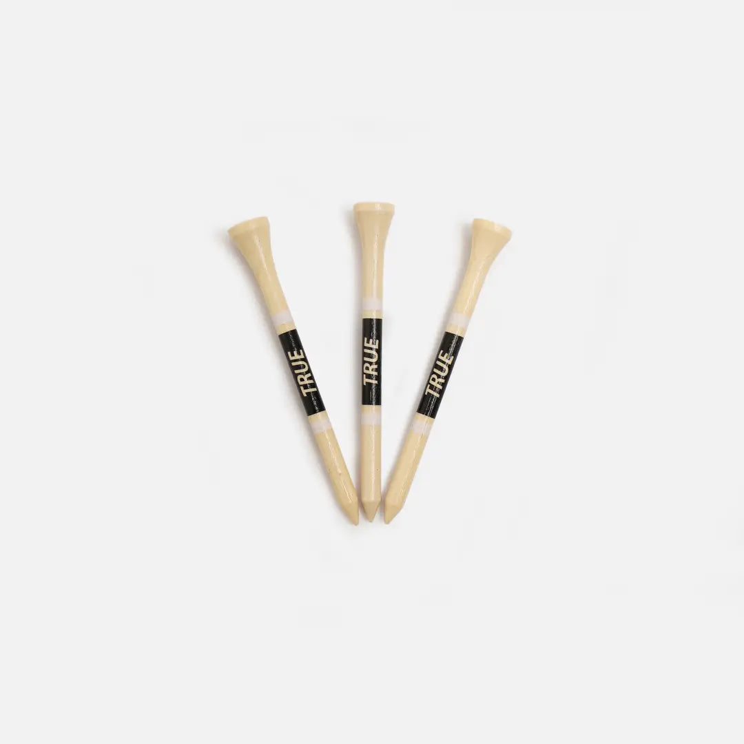 Premium Bamboo Golf Tees - Eco-Friendly & Durable Wooden Tees for Driving Range & Course Play - Perfect for Golfers & Outdoor Sports Enthusiasts