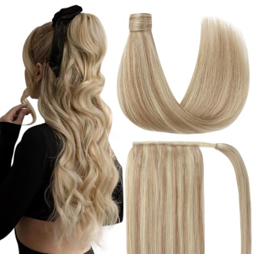 Pony-2-#18/613 Warm Ash Blonde Highlights Bleach Blonde