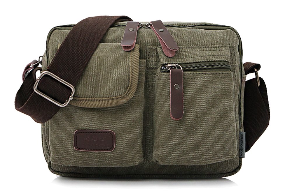 Vintage Canvas Crossbody Purse for Women - Small Messenger Bag with Adjustable Strap, Travel Shoulder Satchel (Perfect for Daily Use, Shopping & Travel)