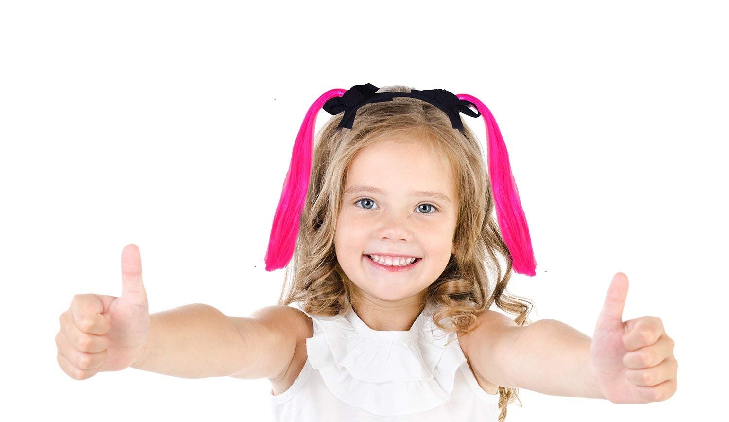BOXO 2-Pack Latkan Hair Bands for Girls - Sparkly Hair Accessories for Theme Parties, Prom, Weddings & Special Occasions - Perfect for Kids Birthday Celebrations & Dance Performances