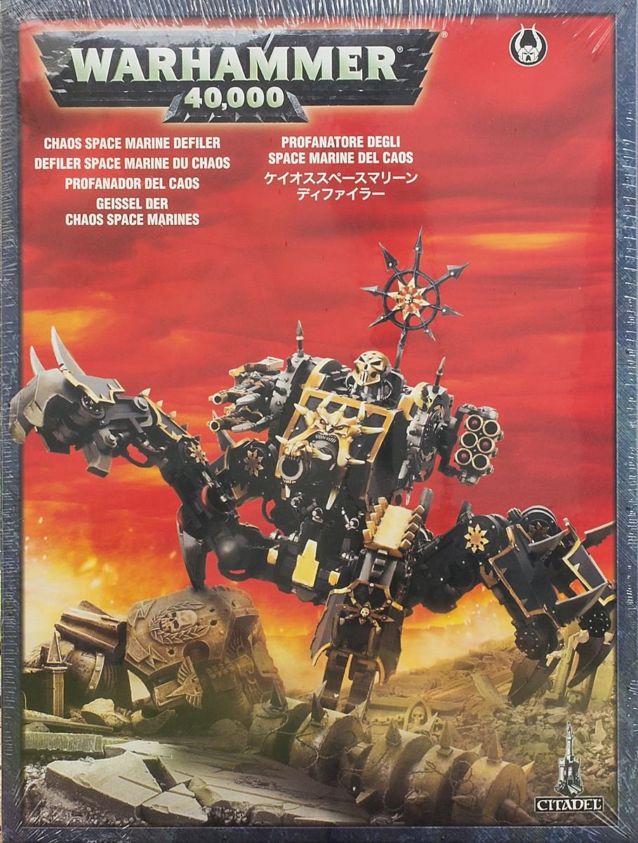Games Workshop Warhammer 40K Chaos Space Marine Defiler - Miniature Model for Tabletop Wargaming & Collectible Display