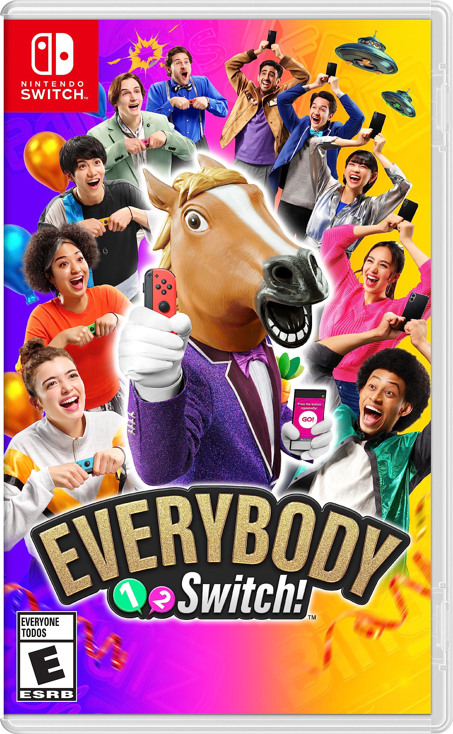 Everybody 1-2 Switch! - Fun Party Game for Nintendo Switch - Perfect for Family Gatherings & Game Nights