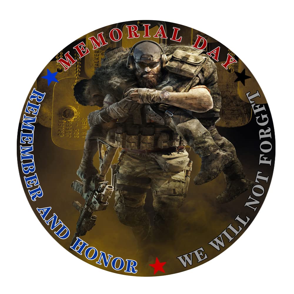 300-Piece Round Wooden Wall Art Puzzle - Memorial Day & Festival Series Poster Puzzle for Adults | Stress Relief, Educational & Parent-Child Game | Home Decor, Office Relaxation & Gift Idea
