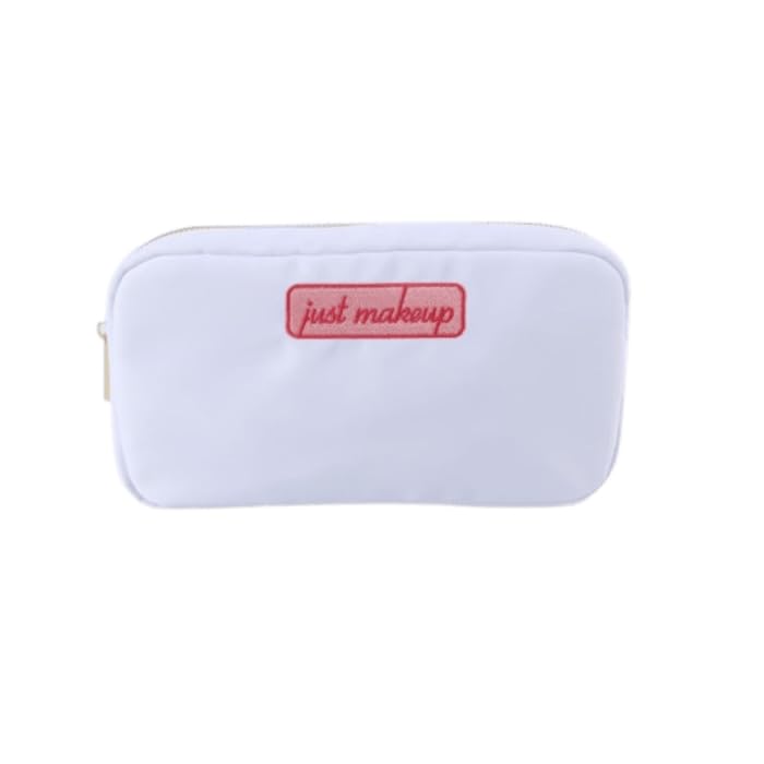 Just Makeup Storage Pouch - Waterproof Cosmetic Organizer Bag for Travel, Toys & Accessories | Portable Medium Size Makeup Case - Perfect for Gym, Vacation & Daily Use