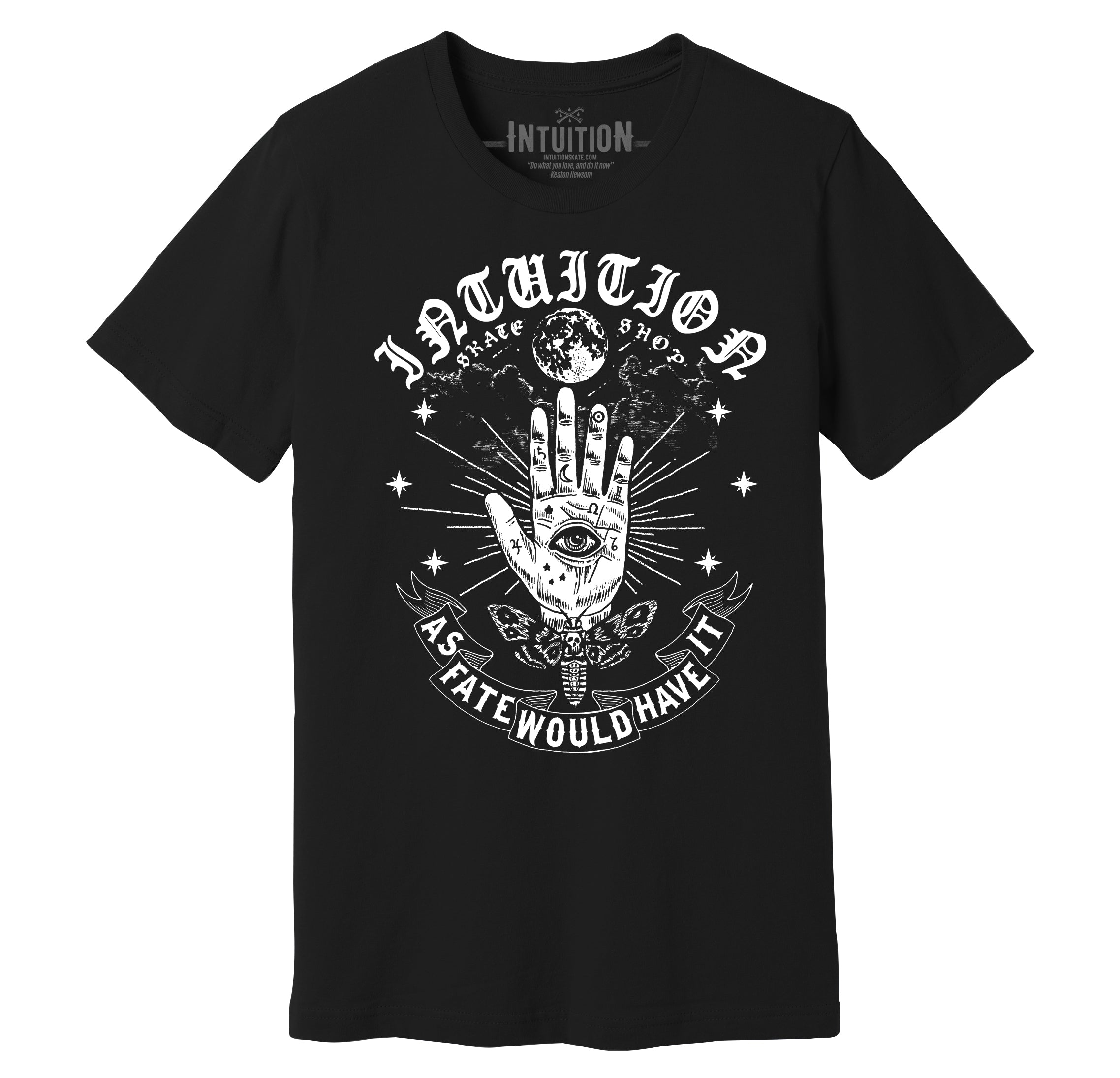 Intuition 'As Fate Would Have It' Graphic T-Shirt | Vintage Inspired Cotton Tee for Men & Women | Perfect for Concerts, Casual Outings & Gift Giving