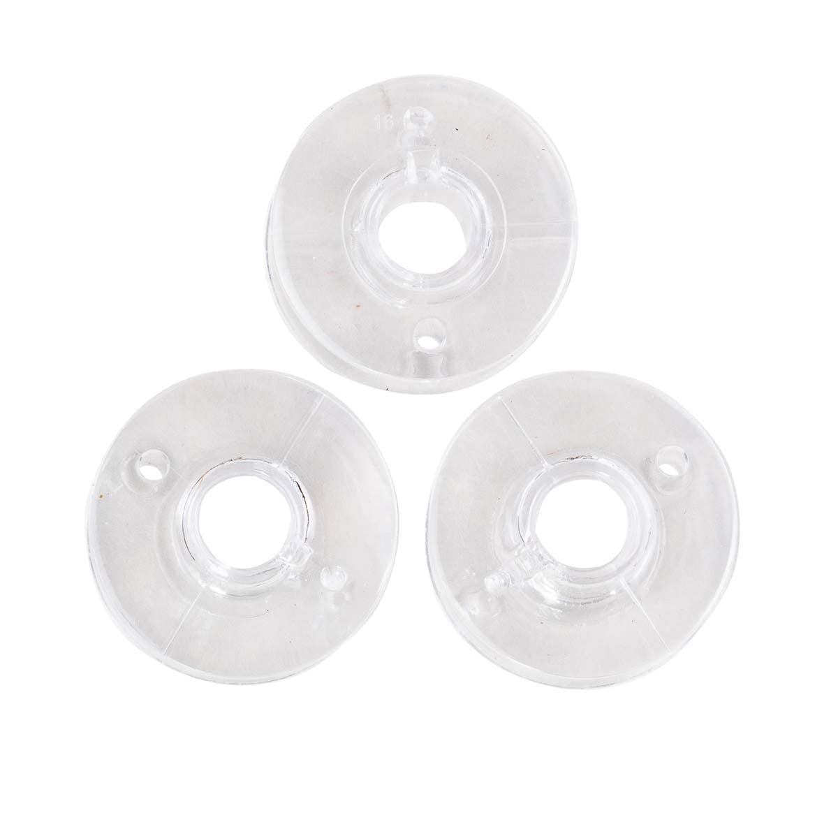 SINGER Class 15J Clear Plastic Bobbins - 3 Pack Sewing Machine Replacement Bobbins for Singer, Brother, Janome | Perfect for Quilting, Dressmaking & DIY Sewing Projects